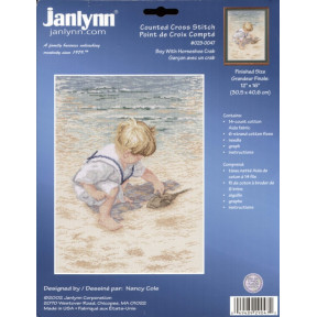 Набор для вышивания Janlynn 029-0047 Boy With Horseshoe Crab