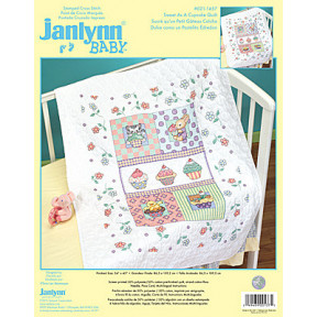 Набор для вышивания Janlynn 021-1457 Sweet As A Cupcake Quilt