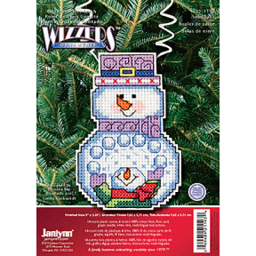 Набор для вышивания Janlynn 021-1193 Snowman With Snowballs