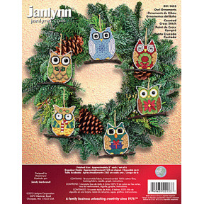 Набор для вышивания Janlynn 021-1453 Owl Ornaments