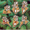 Набор для вышивания Janlynn 021-1487 Festive Reindeer Ornaments
