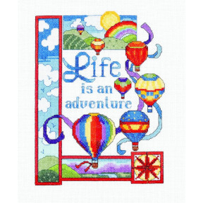 Набор для вышивания Janlynn 023-0612 Life is an Adventur