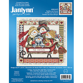 Набор для вышивания Janlynn 080-0473 Families Are Forever