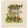 Набір для вишивання Lanarte PN-0162523 Вікно з квітами фото