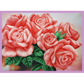 Набор для вышивания Картины Бисером Р-293 Розовые розы