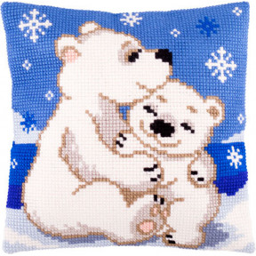 Набор для вышивки подушки Чарівниця Z-56 Белые медведи