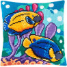 Набір для вишивки подушки Чарівниця Z-58 Рибки в акваріумі фото