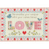 Набір для вишивання хрестиком Bothy Threads XSW5 Love Sampler