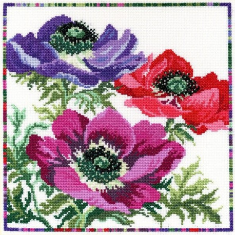 Набір для вишивання хрестиком Bothy Threads XGF4 Anemone