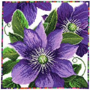 Набір для вишивання хрестиком Bothy Threads XGF5 Clematis Клематис