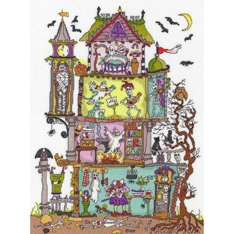 Набір для вишивання хрестиком Bothy Threads XCT25 Haunted House