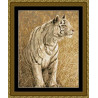 Набір для вишивання Kustom Krafts 93047 White Light Tiger фото