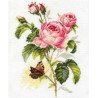 Набір для вишивки хрестиком Аліса 2-13 Роза і метелик фото