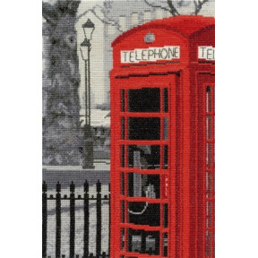 Набор для вышивания крестом DMC BK1172 London Telephone (Лондонский телефон)