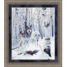 Набір для вишивання Kustom Krafts 99897 Winter Wolves фото