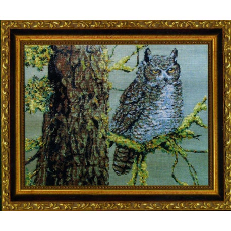 Набор для вышивания Kustom Krafts MBW-006 Great Horned Owl фото