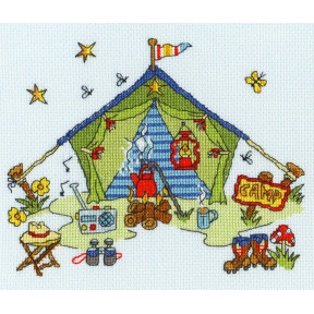 Набір для вишивання хрестиком Bothy Threads XSD7 Sew Dinky Tent Намет
