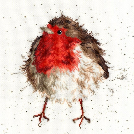 Набір для вишивання хрестиком Bothy Threads XHD5 Jolly Robin