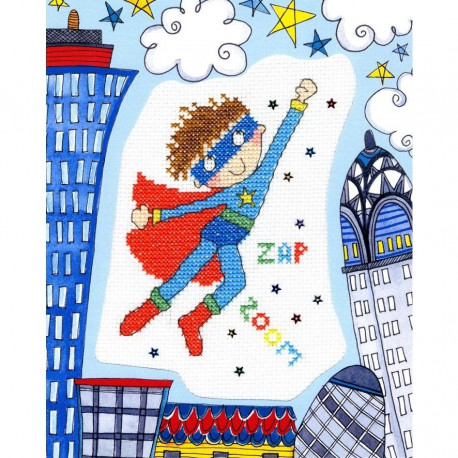 Набор для вышивания крестом Bothy Threads XKK3 Superboy