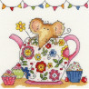 Набір для вишивання хрестиком Bothy Threads XSW6 Teapot Mouse