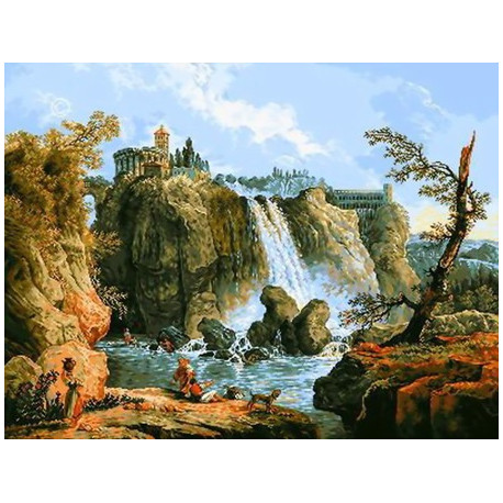 Набор для вышивания гобелен Goblenset G459 Тивольский водопад