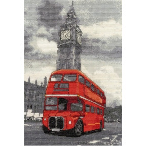 Набор для вышивания крестом DMC BK1174 London Bus (Лондонский автобус)
