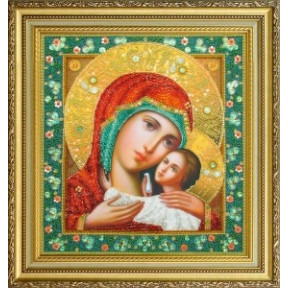 Набор для вышивания Картины Бисером Р-313 Икона Божией Матери Касперовская