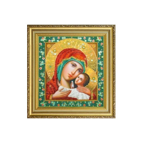 Набір для вишивання Картини Бісером Р-313 Ікона Божої Матері