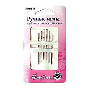 Иглы ручные для вышивания с закругленным кончиком 203.26  № 26, 6 шт