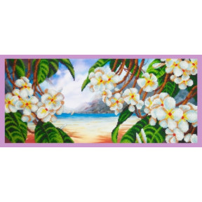 Набор для вышивания Картины Бисером Р-319 Райский остров