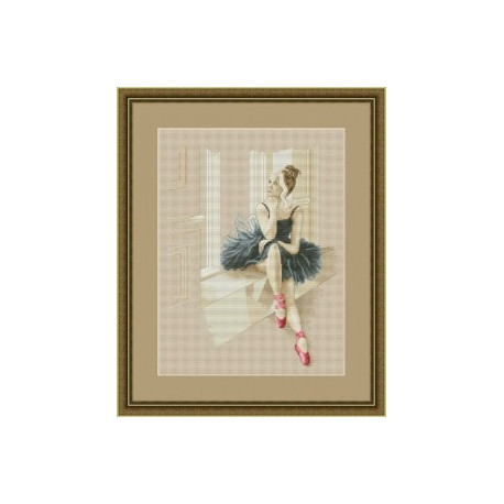 Набор для вышивания крестиком OLanTa VN-055 Балерина у окна фото