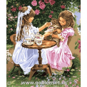 Набір для вишивання гобелен Goblenset G1060 Час пити чай