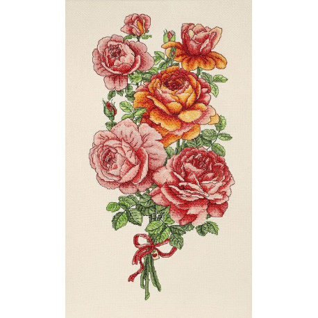 Набір для вишивання хрестиком Alisena 1257а Троянди фото