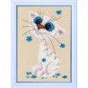 Набор для вышивки крестом Овен 1020 Кошка-крошка фото