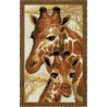 Набор для вышивки крестом Риолис 1697 Жирафы фото