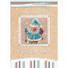 Набор для вышивки крестом Алиса 7-01 Дед Мороз. Открытка фото
