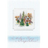 Набор для вышивки крестом Алиса 7-04 Зимний домик. Открытка фото