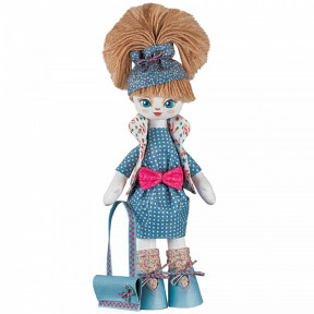 Набор для шитья куклы на льняной основе. Текстильная кукла Нова Слобода К1015 Розумниця