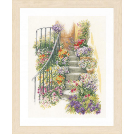 Набір для вишивання Lanarte PN-0169680 Flower Stairs фото