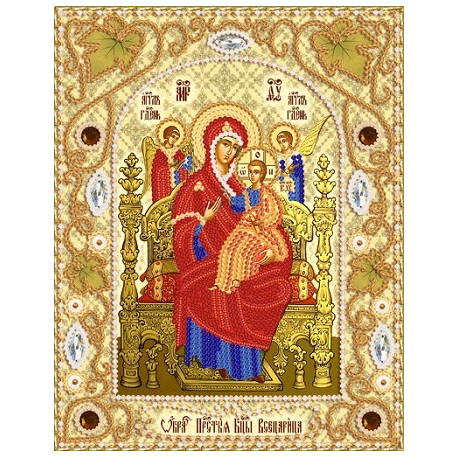 НІК-5321 Набір для вишивання бісером Марічка Ікона Божої Матері
