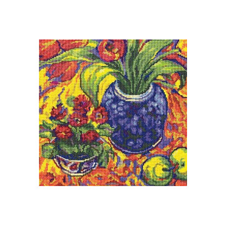 Набор для вышивки крестом RTO M496 Цветы и фрукты фото