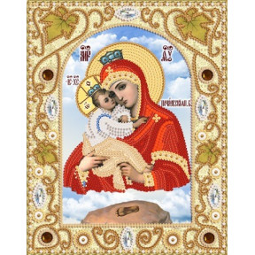 НИК-5312 Набор для вышивания бисером Марічка Почаевская икона Божией Матери