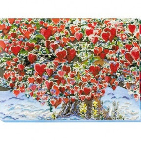 Набор для вышивки бисером на холсте Абрис Арт АВ-607 «Дерево любви»