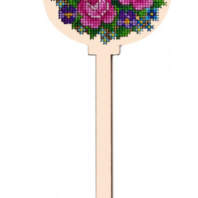 Набор для вышивки крестом Alisena 5501а-В Пасхальная – розы – топер