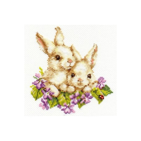 Набір для вишивки хрестиком Аліса 1-11 Крольчата фото