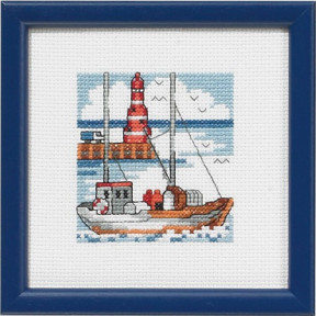 Набір для вишивання Permin 14-5192 Red lighthouse