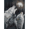 Набор для вышивания Dimensions 35203 In Harmony Wolves фото