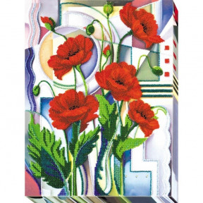 Набор для вышивки бисером на холсте Абрис Арт АВ-529 «Цветы Морфея»