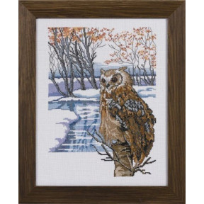 Набор для вышивания Permin 70-9317 Horned owl