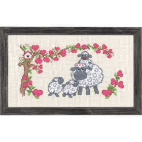 Набор для вышивания Permin 92-5347 Sheep family